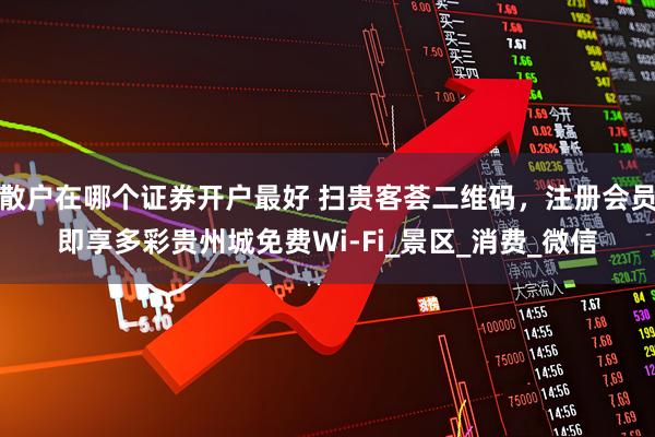 散户在哪个证券开户最好 扫贵客荟二维码，注册会员即享多彩贵州城免费Wi-Fi_景区_消费_微信